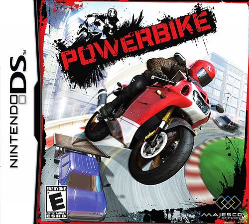 Powerbike box art for Nintendo DS